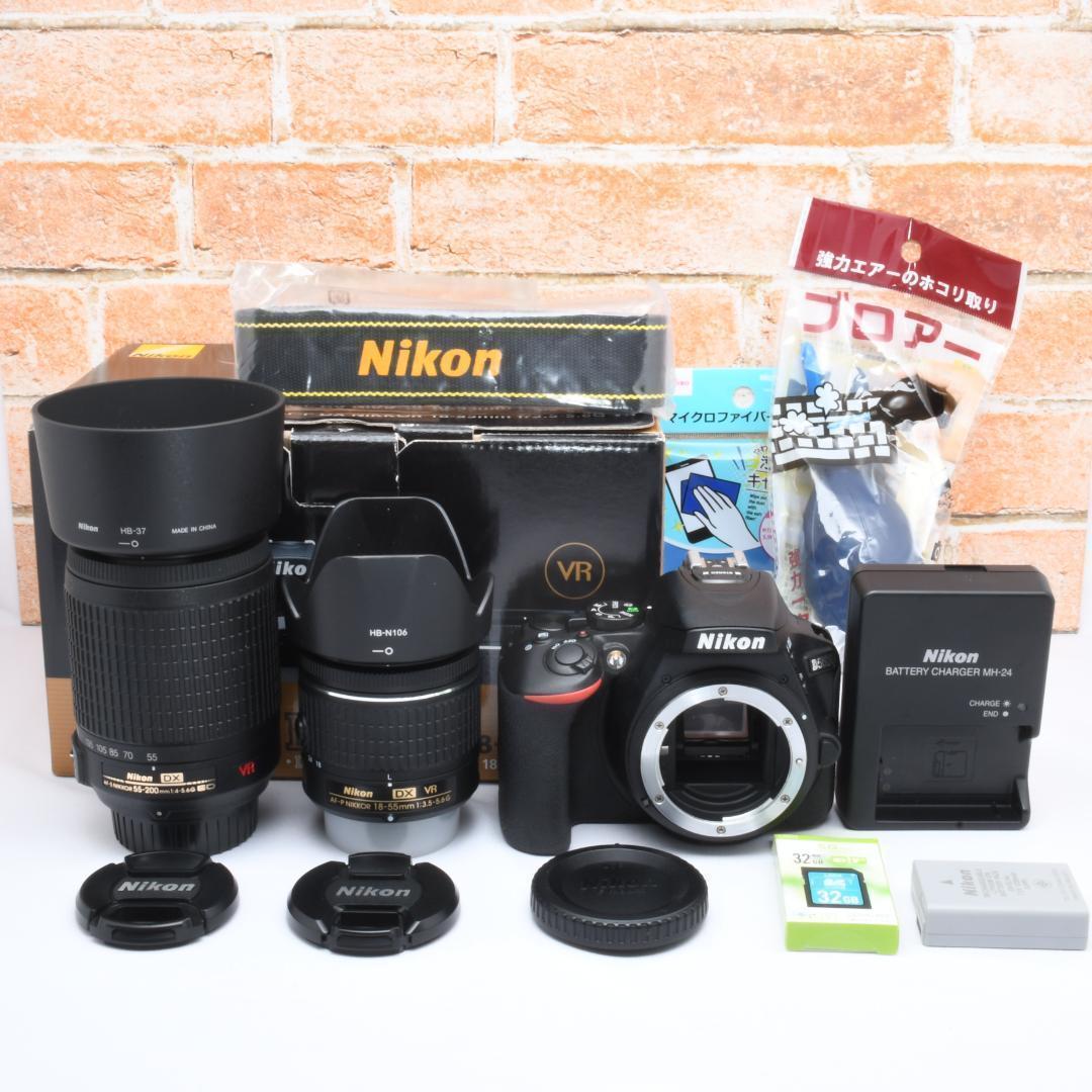 高画質✨Nikon D5600✨望遠レンズ✨Wi-Fi＆Bluetooth