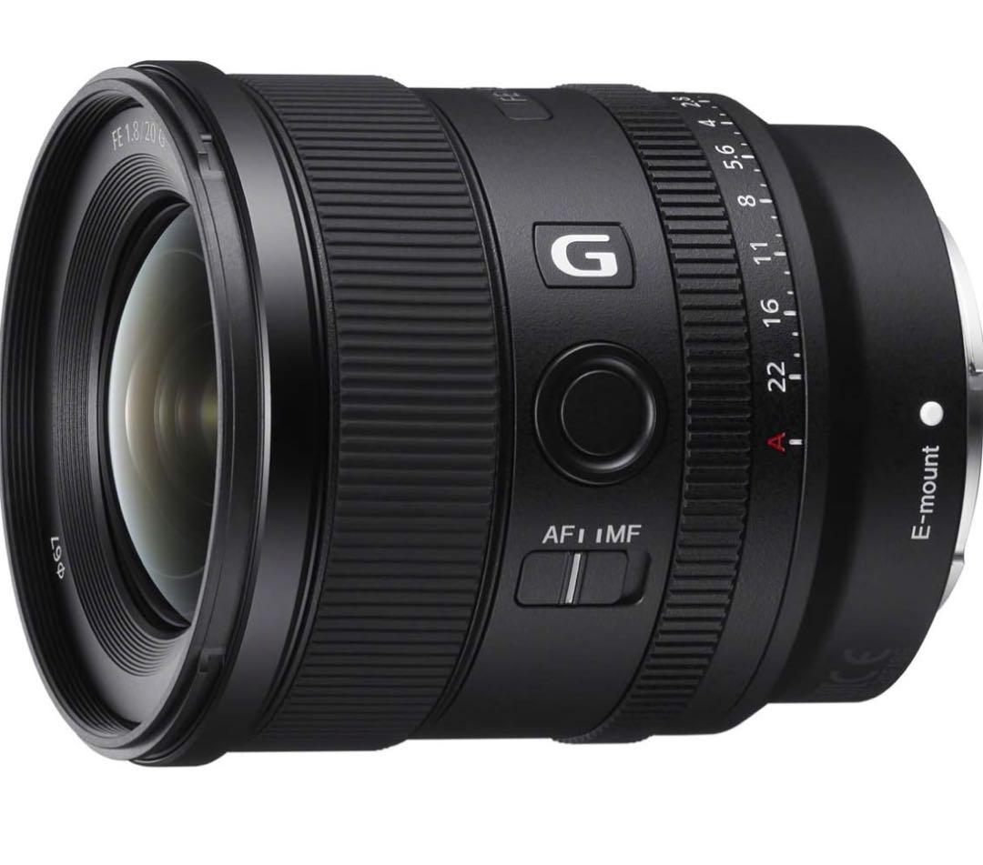 SONY FE 20mm F1.8 Gレンズ