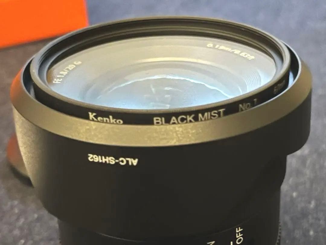 SONY FE 20mm F1.8 Gレンズ