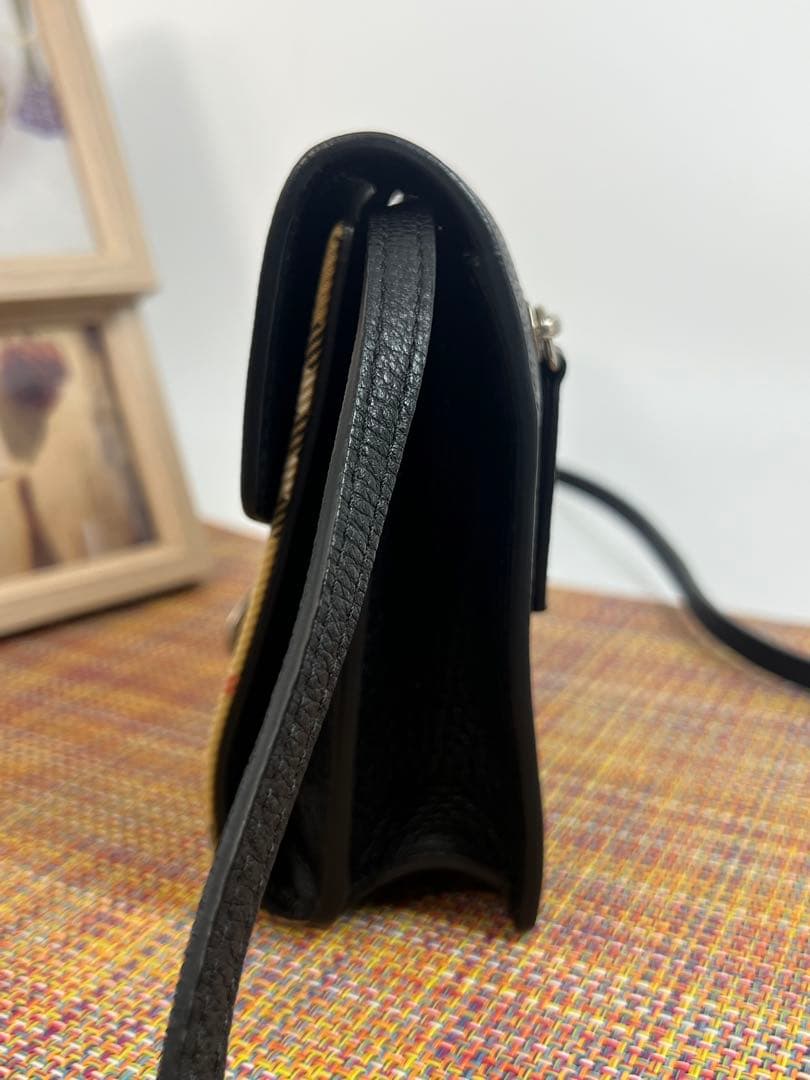 ✨美品✨ バーバリー マッケン　ヘイマーケットチェック ショルダーバッグ