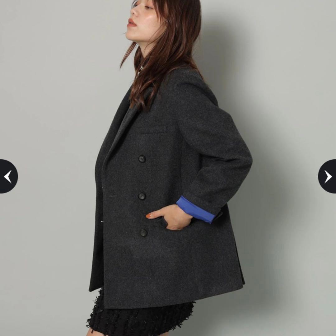 り*だ様 【新品未使用】Arpege story Wジャケットコート テーラード