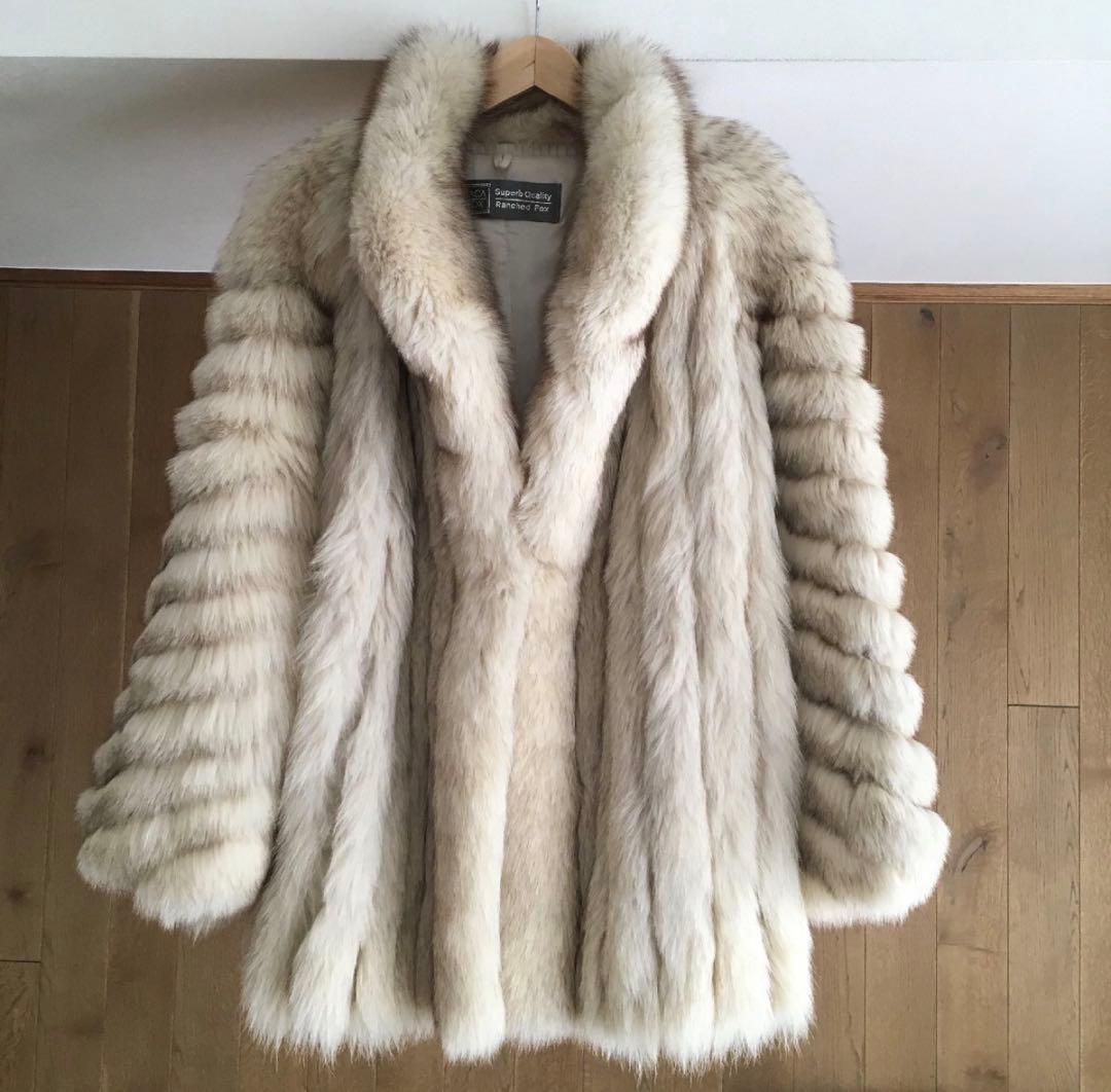 美品　SAGA FOX サガフォックス 毛皮 Superb フォックス 　コート
