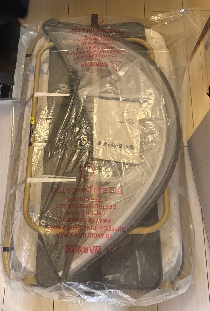 【2024年改良モデル】Hzdmj ベビーベッド 折畳キャスター付き 蚊帳付き