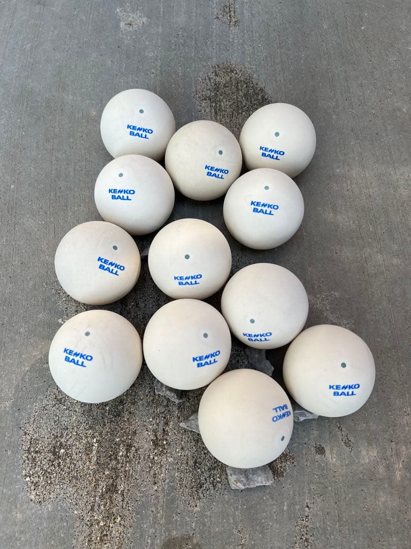 【ソフトテニスボール】KENKO 新旧　スタンダード練習ボール　バック　空気入れ