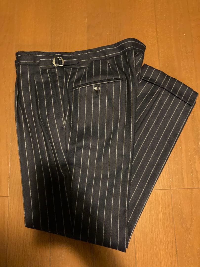 Sato Tailor 製 オーダースラックス 46 48