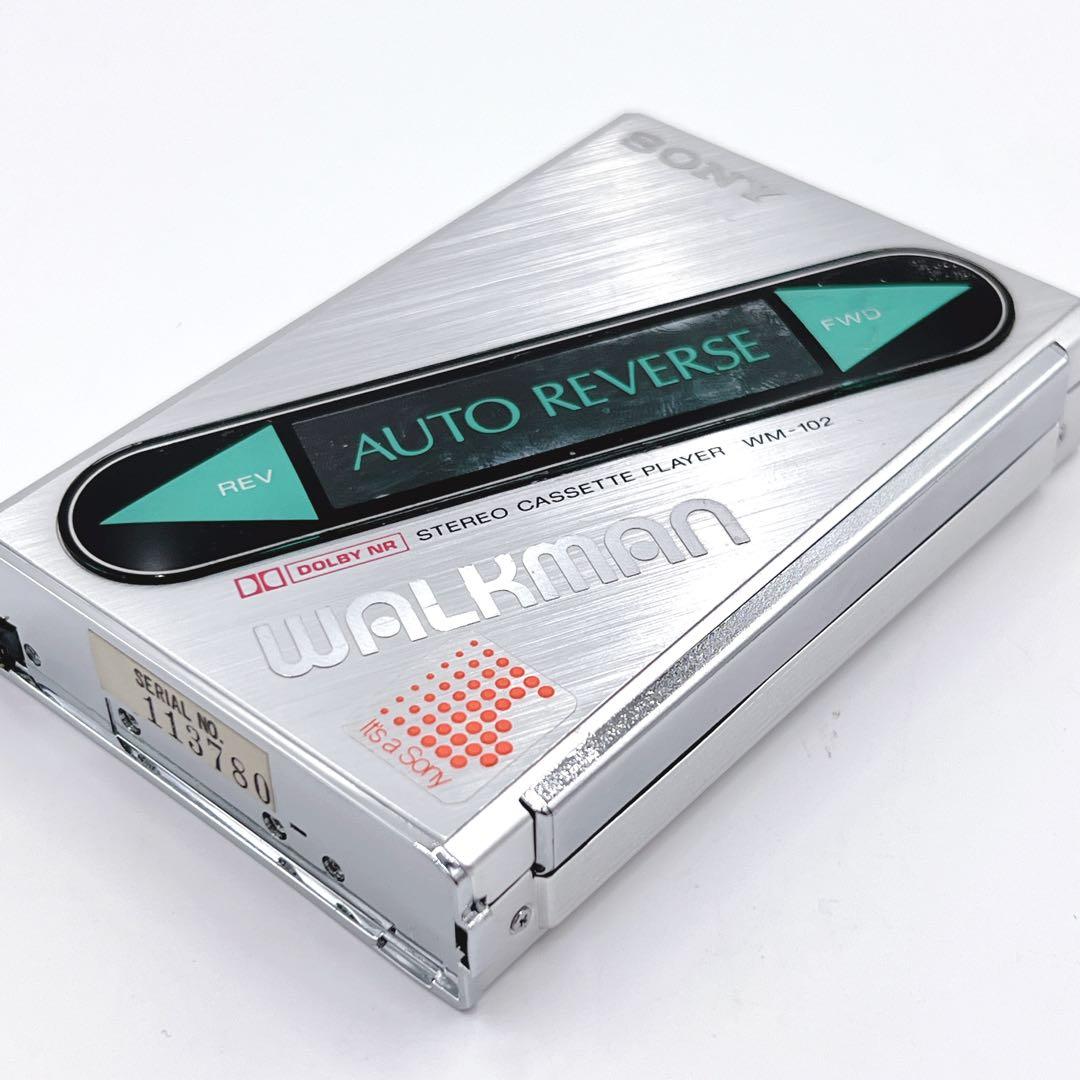 【美品・動作品】 SONY WM-102 ウォークマン カセットプレーヤー