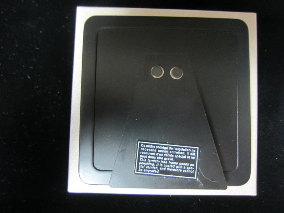 新品・未使用、完品クリストフル　リュパン　フォトフレーム（シルバープレーテッド）