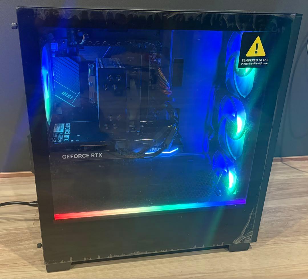 hot green様RTX4070super ゲーミングpc i7 14700F