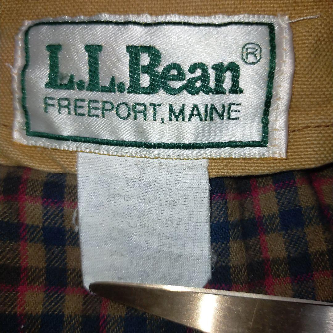 LLBEAN ダック地ジャケット H147 アメリカ製 Sサイズ