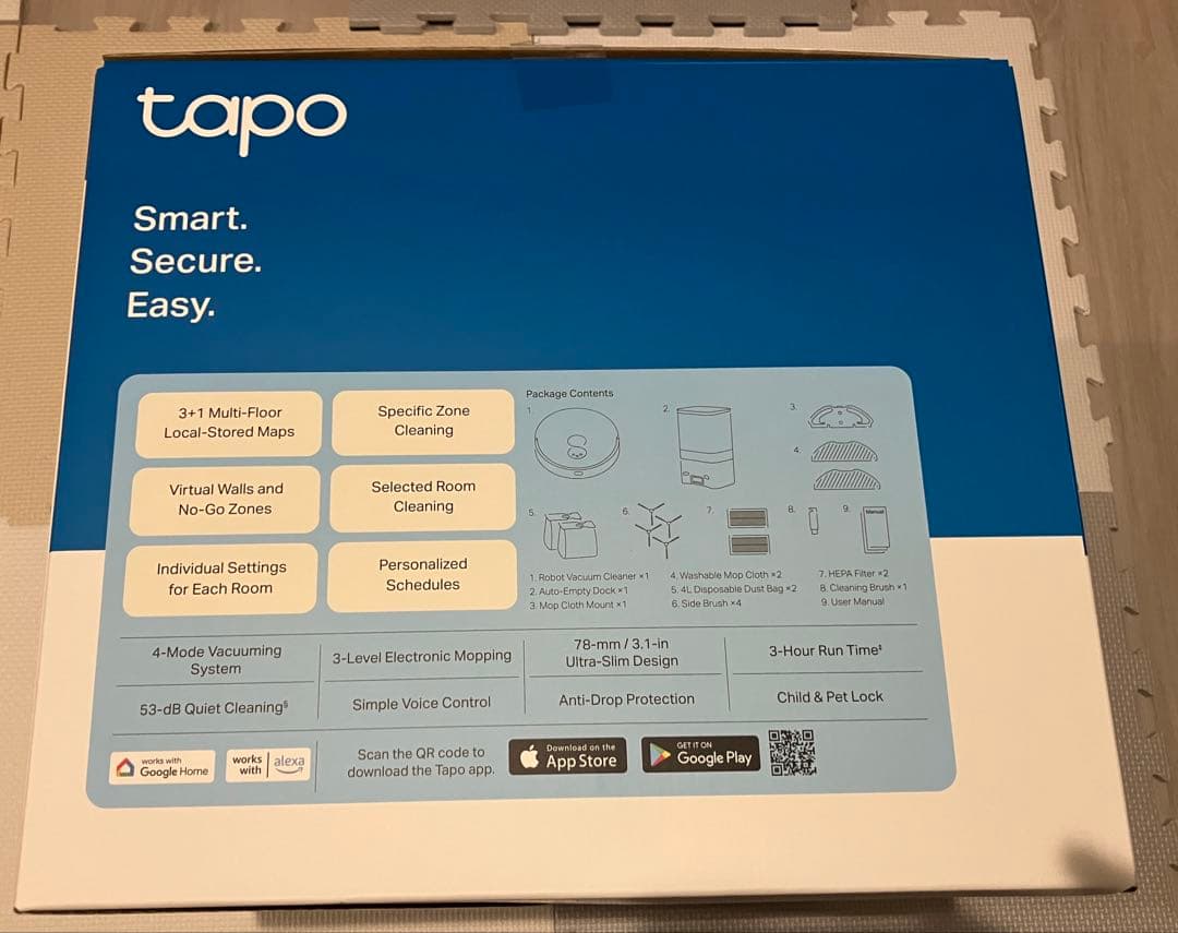 【新品・未使用】 Tapo RV20 Mop Plus　ロボット掃除機