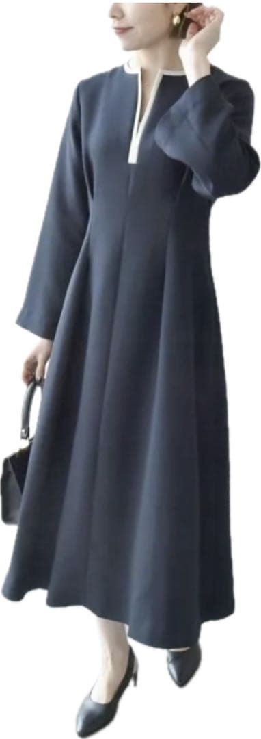 シップスエニィ　ウエストタックワンピース