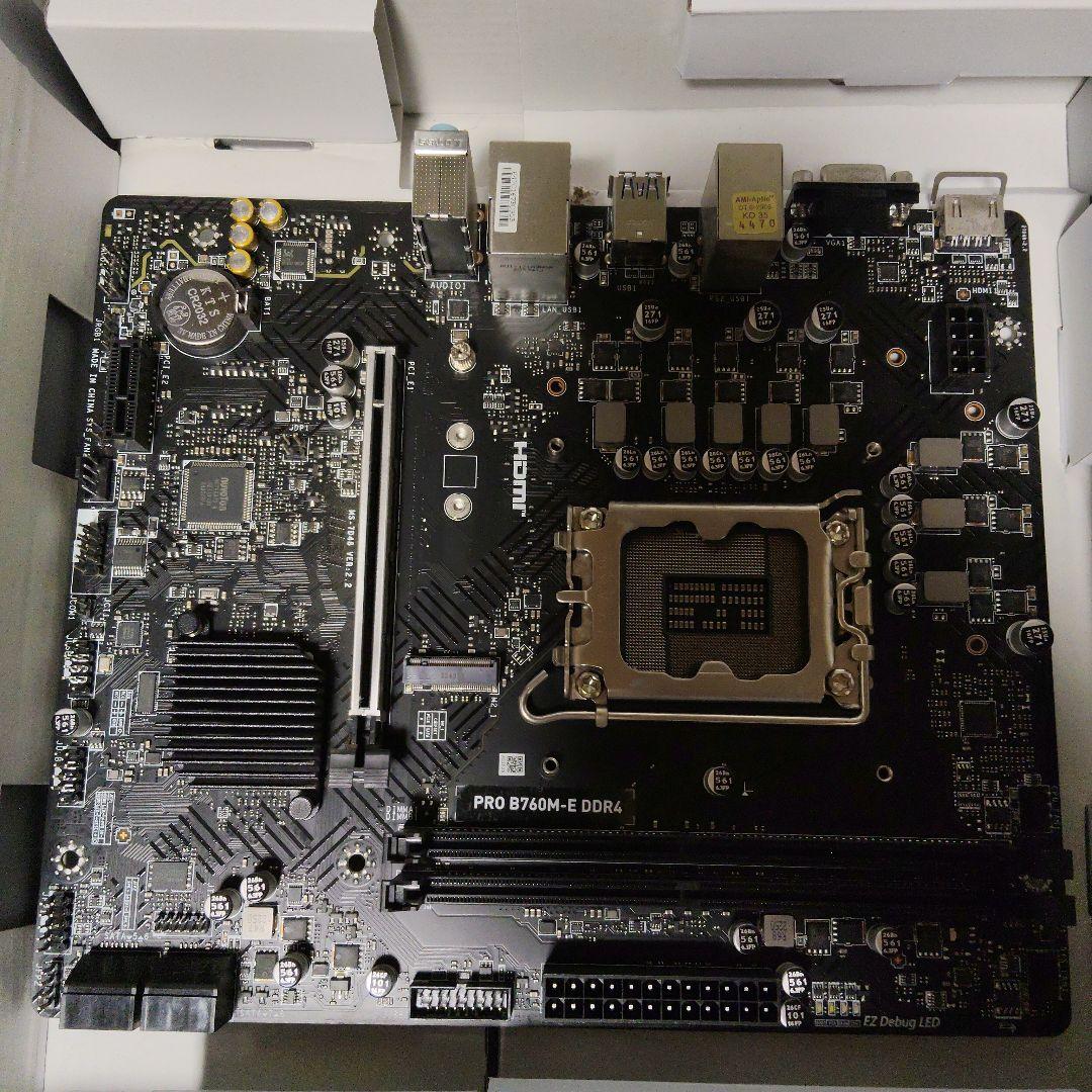 MSI PRO B760M-E DDR4 マザーボード