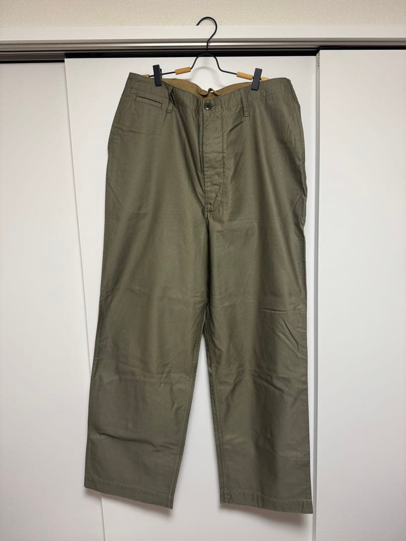 ナイジェル・ケーボン ベーシックチノパンツ グリーン 36