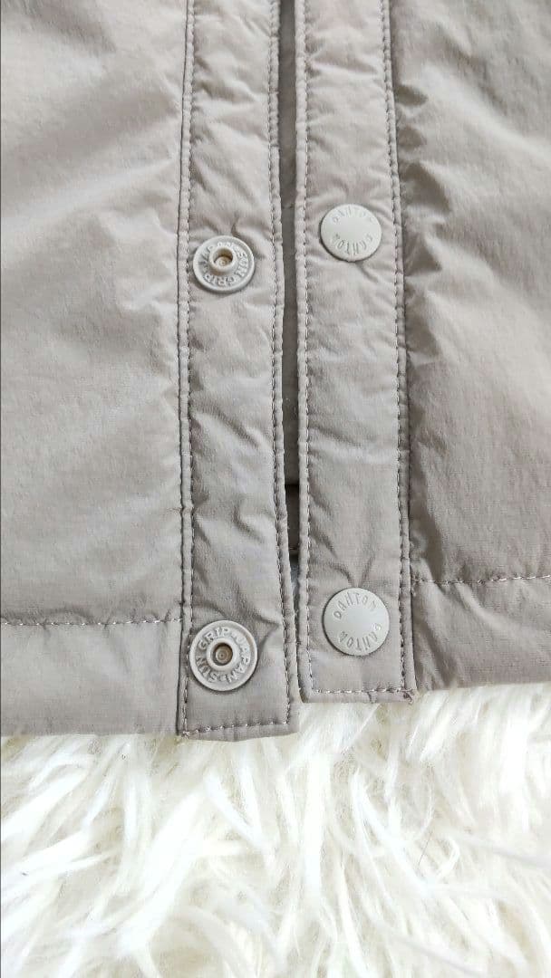 DANTON⿻ナイロンストレッチタフタノーカラー インサレーション ジャケット