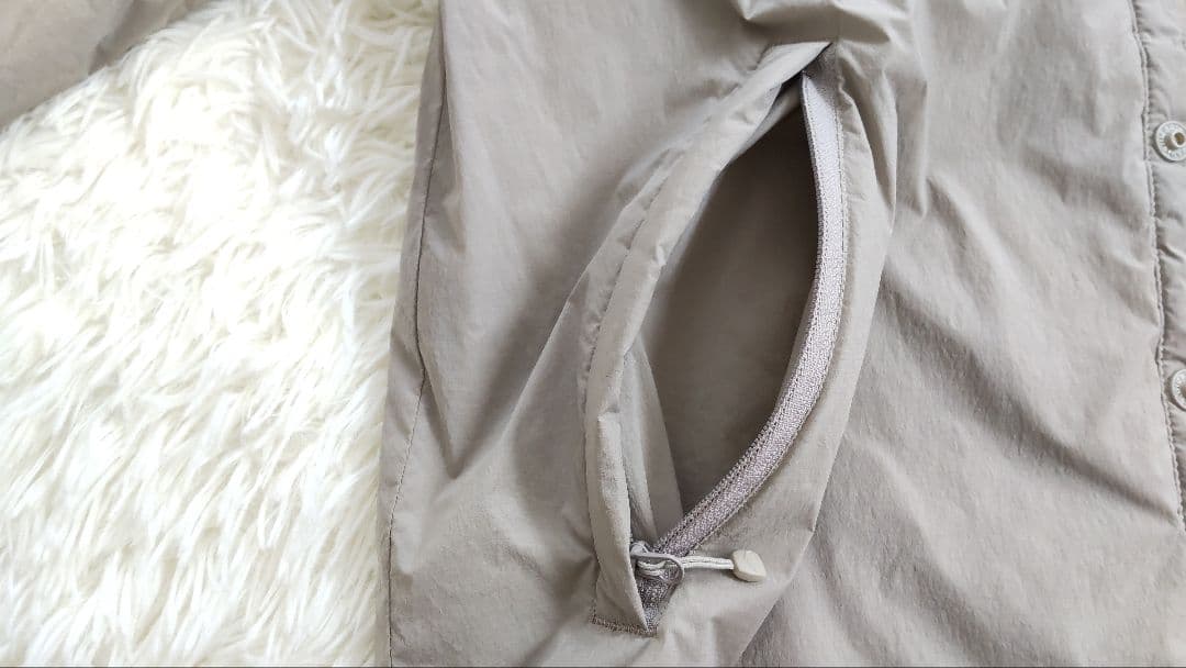 DANTON⿻ナイロンストレッチタフタノーカラー インサレーション ジャケット