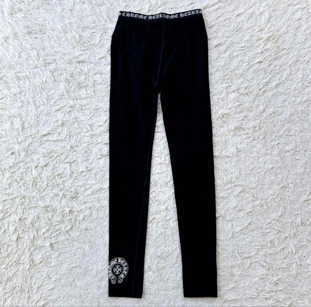 ク*ゲ様 CHROME HEARTS ブラック レギンス Mサイズ