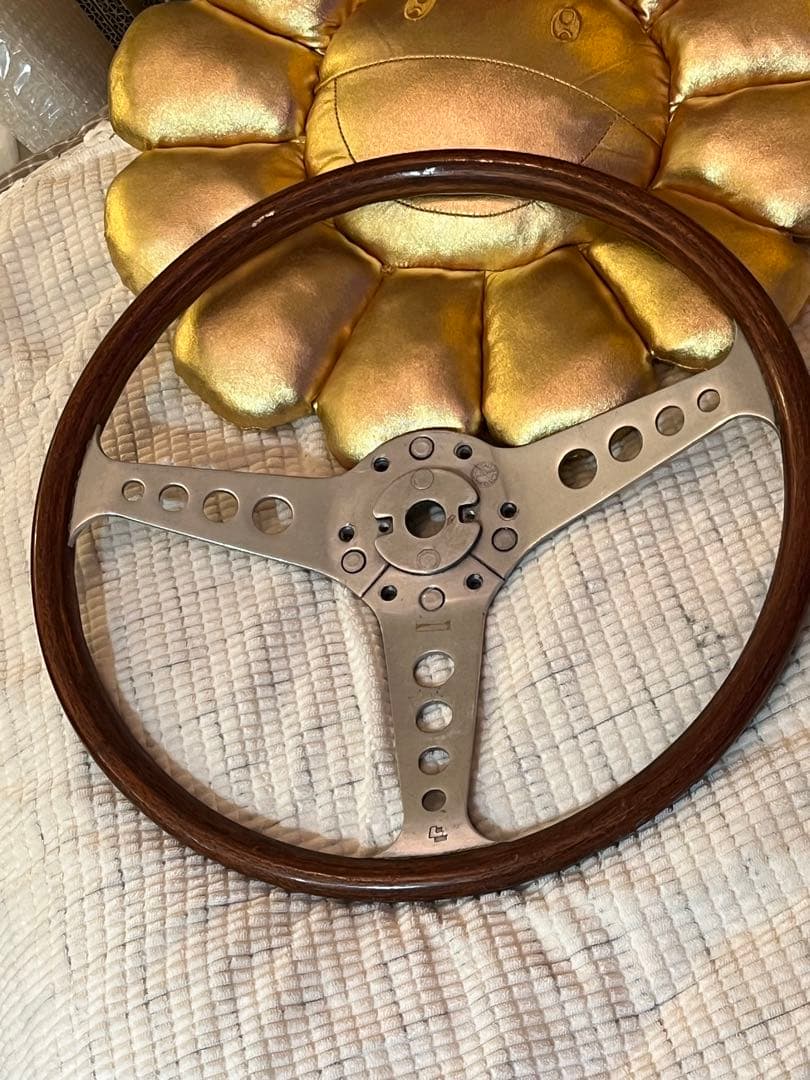 Les Leston 木製ステアリング 英国旧車/レストア向け