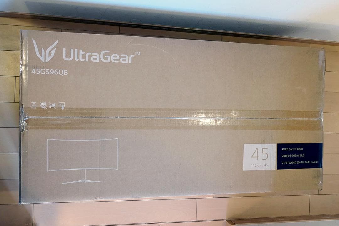 LG 45GS96QB-B 44.5型 ゲーミング 有機EL 240hz 湾曲