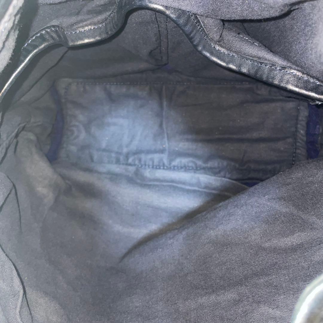 【美品】 MARVELETS マーベレッツ レザー ハンドバッグ ブラック