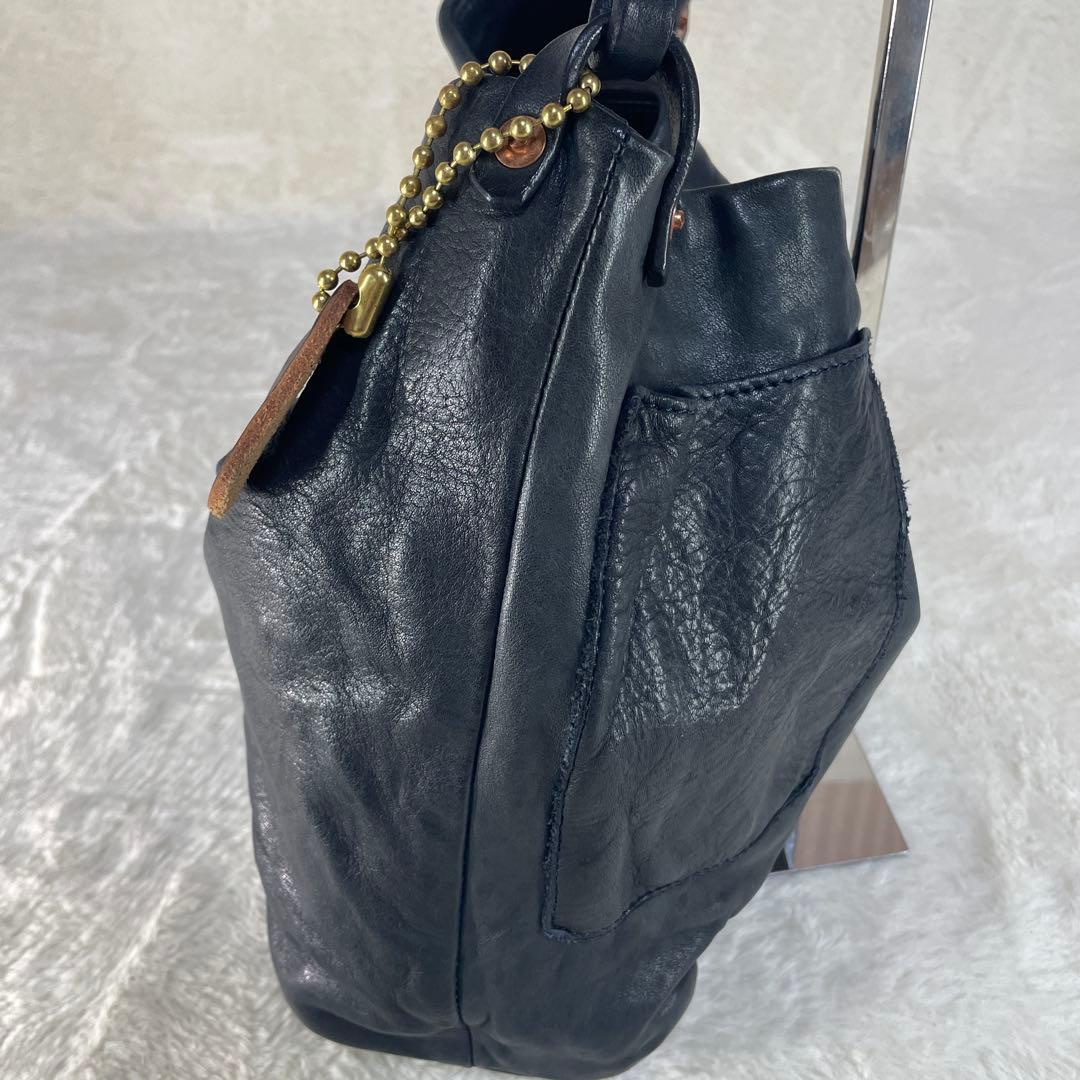 【美品】 MARVELETS マーベレッツ レザー ハンドバッグ ブラック