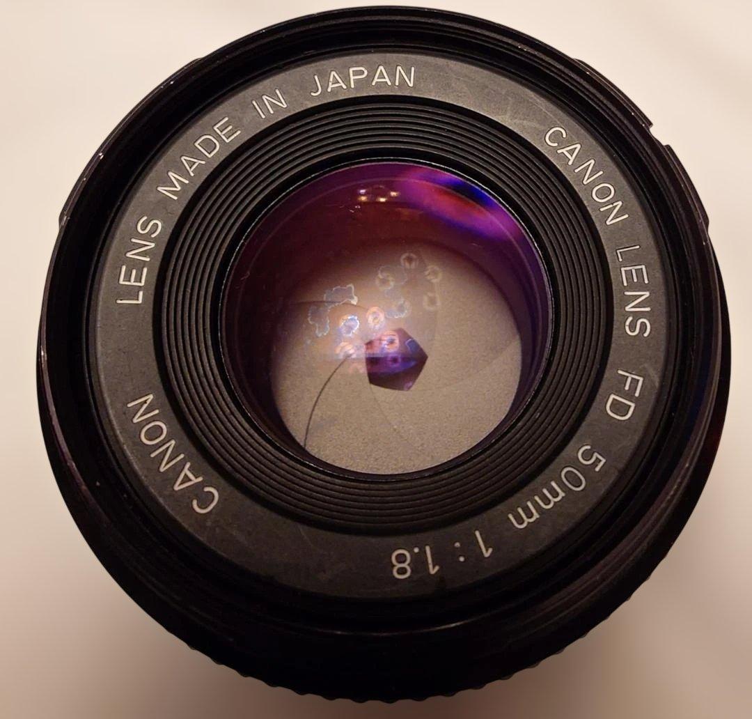 フィルムカメラ キャノン AE-1 ＆フラッシュ＆望遠レンズ アンティーク