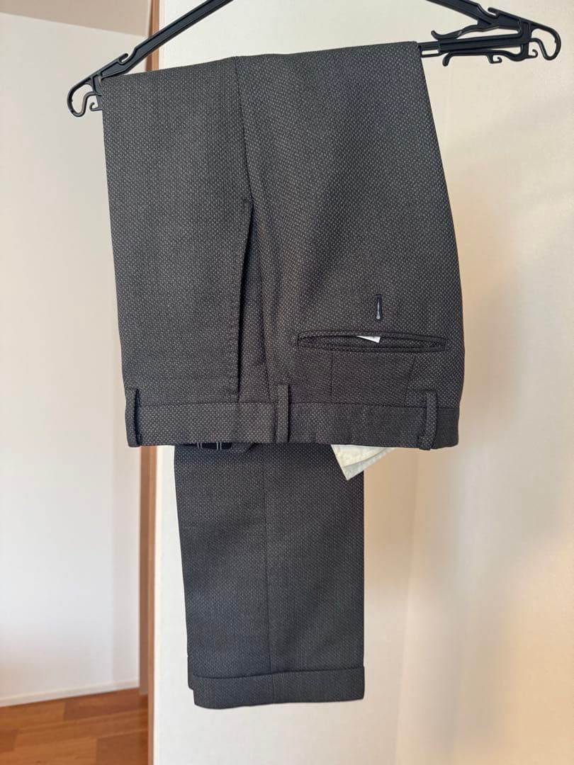 マッキントッシュ　フィロソフィーTROTTIER グレー 柄　スーツ