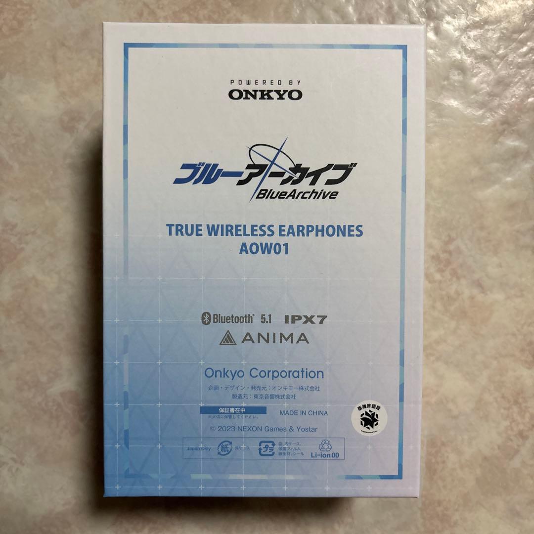ブルーアーカイブ　ブルアカ　アロナ　ワイヤレスイヤホン　ONKYO