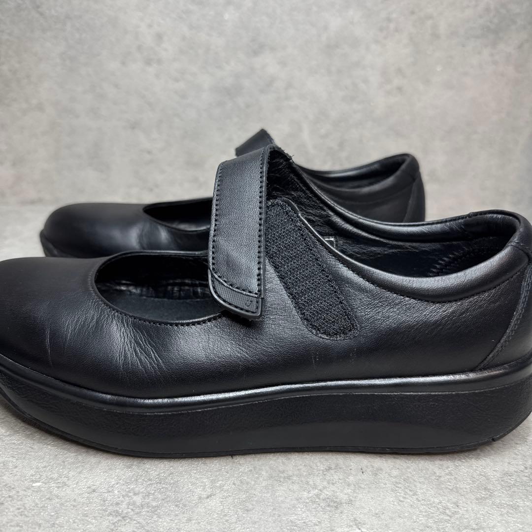 未使用級！JOYA ジャーヤ　メリージェーン　オードリー ブラック２パンプス