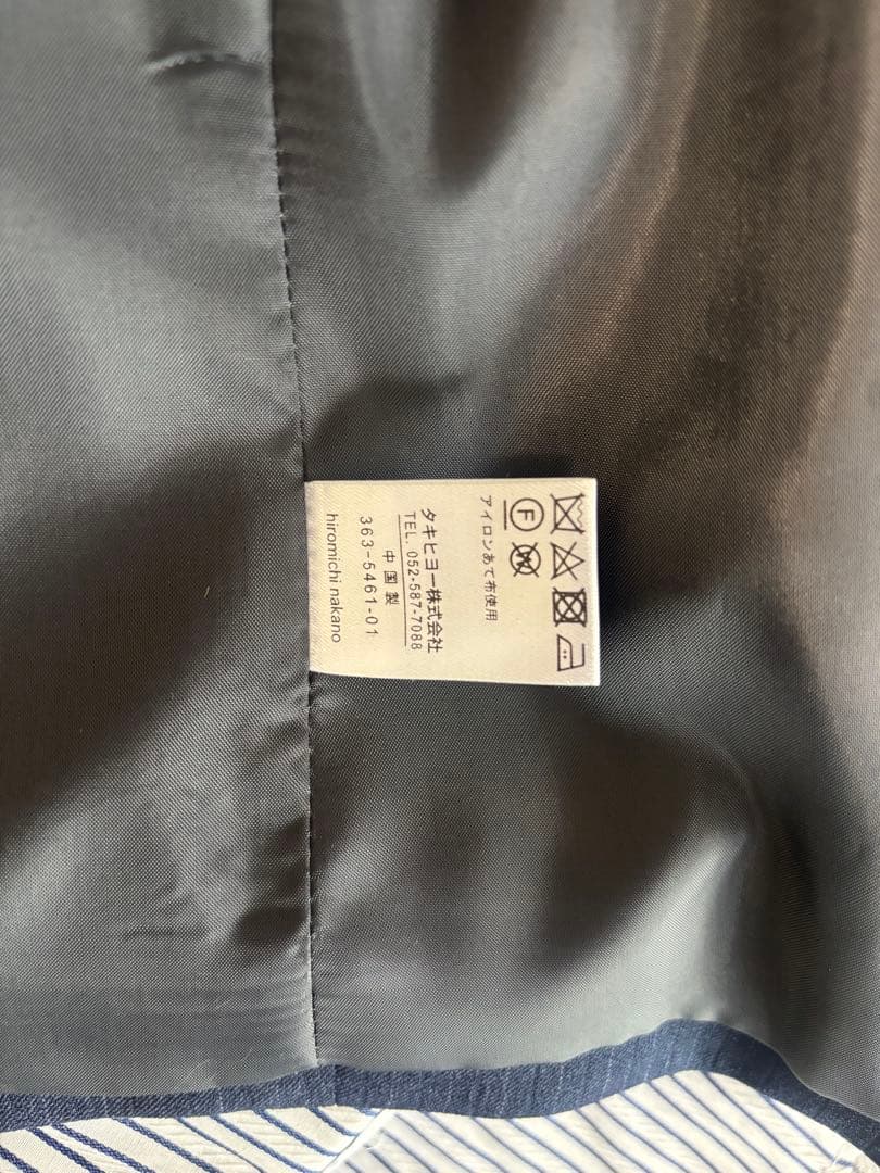 hiromichi nakano ネイビー フォーマルスーツ 150cm メンズ