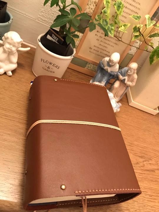 Napua受注専用　本革ハンドメイド新改訳2017年中型版聖書カバー