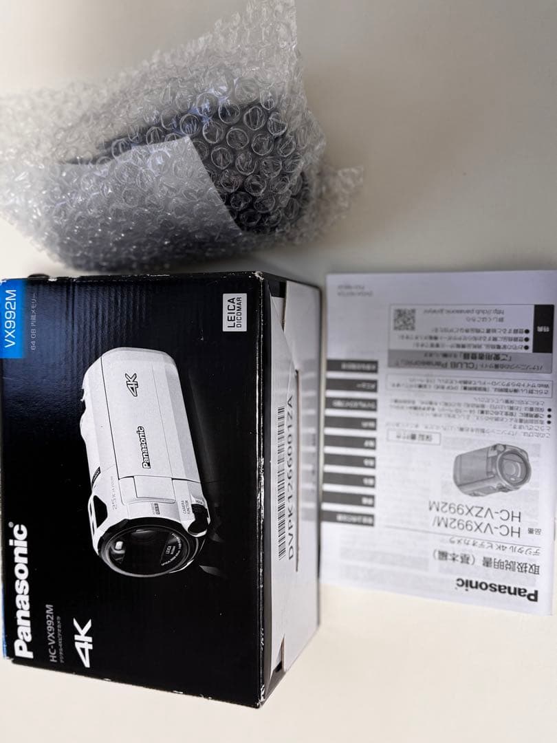 Panasonic HC-VX992M 4K ビデオカメラ 本体【未使用品】新品
