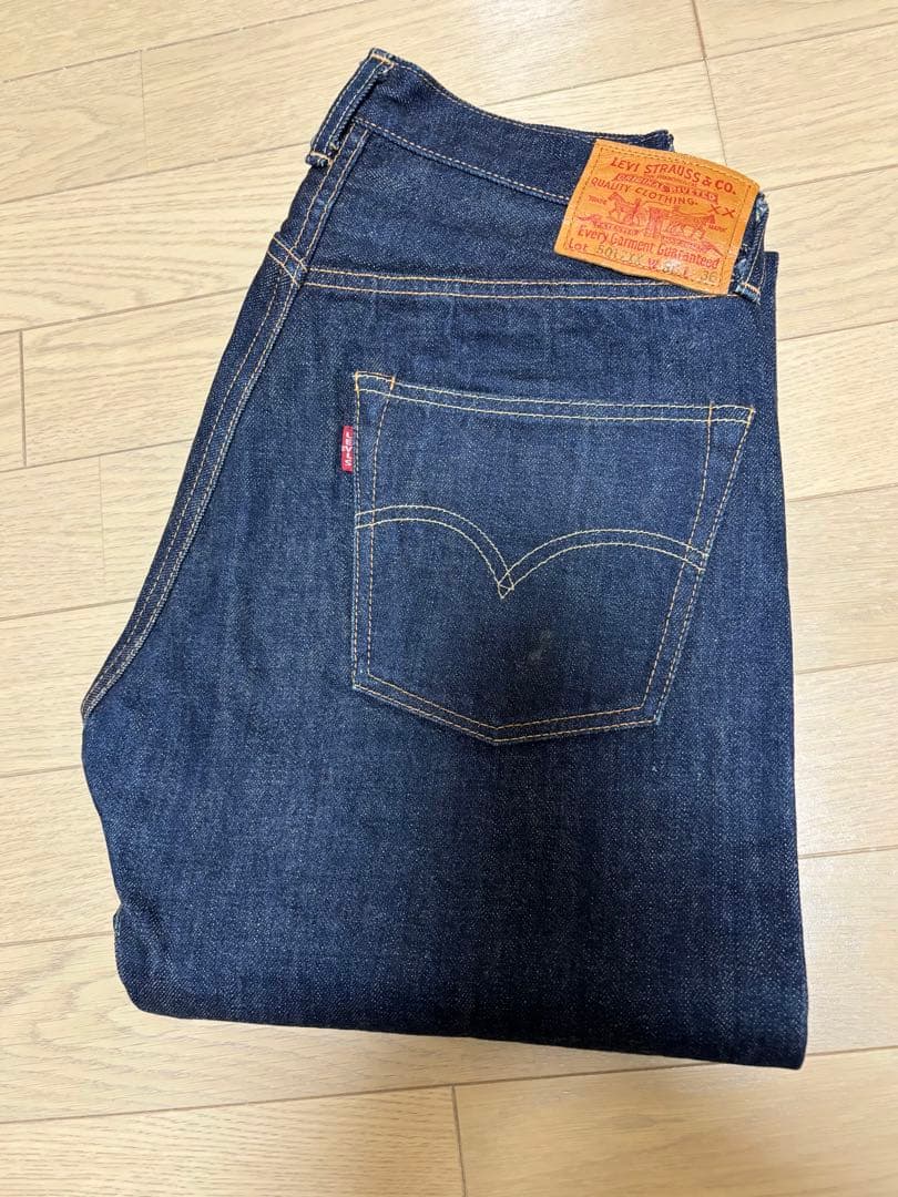 【極濃紺】 Levi’s 501ZXX 日本製 赤耳 ビッグE W30 美品