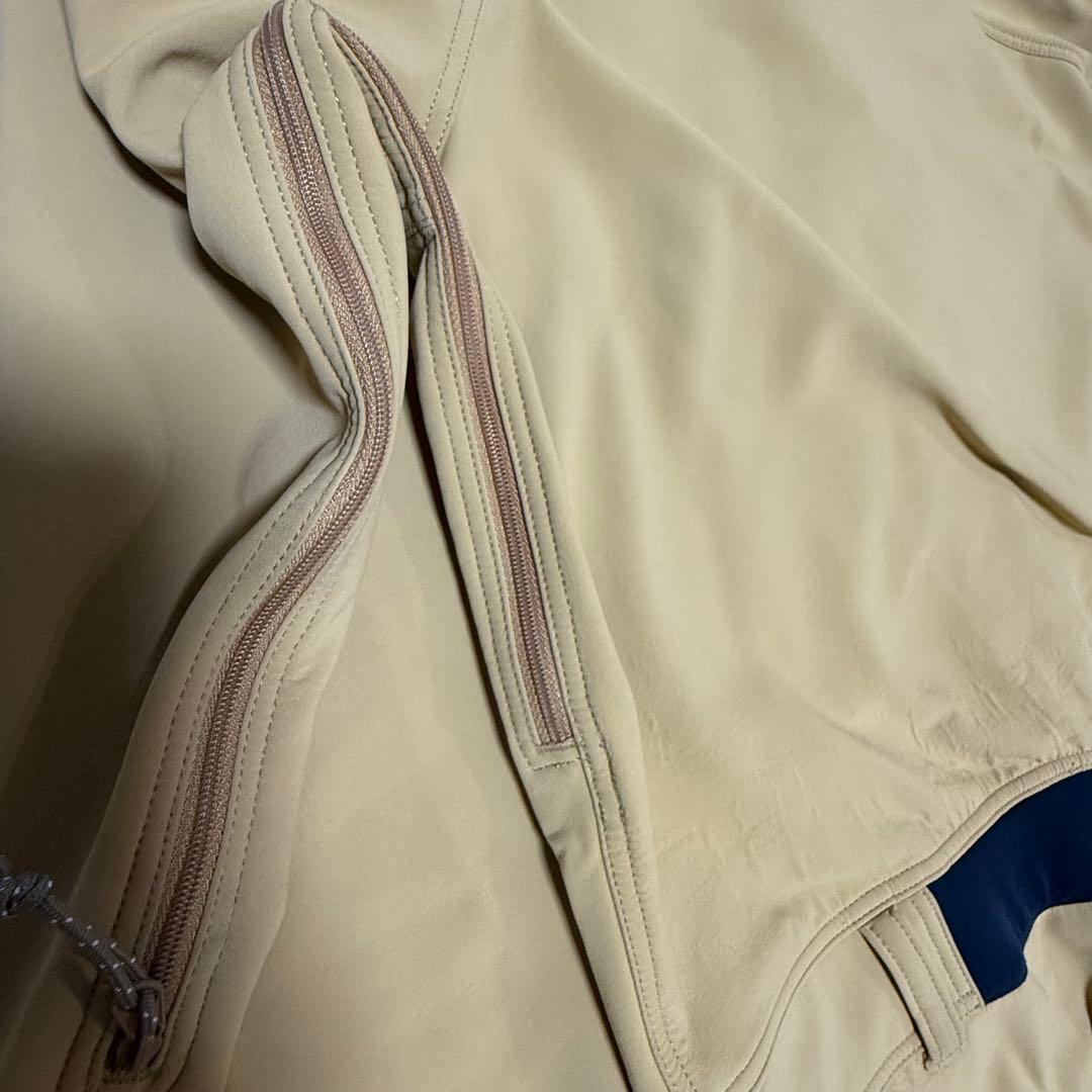 MontBell モンベル 裏起毛 ベージュ フルオーバーオール ツナギ