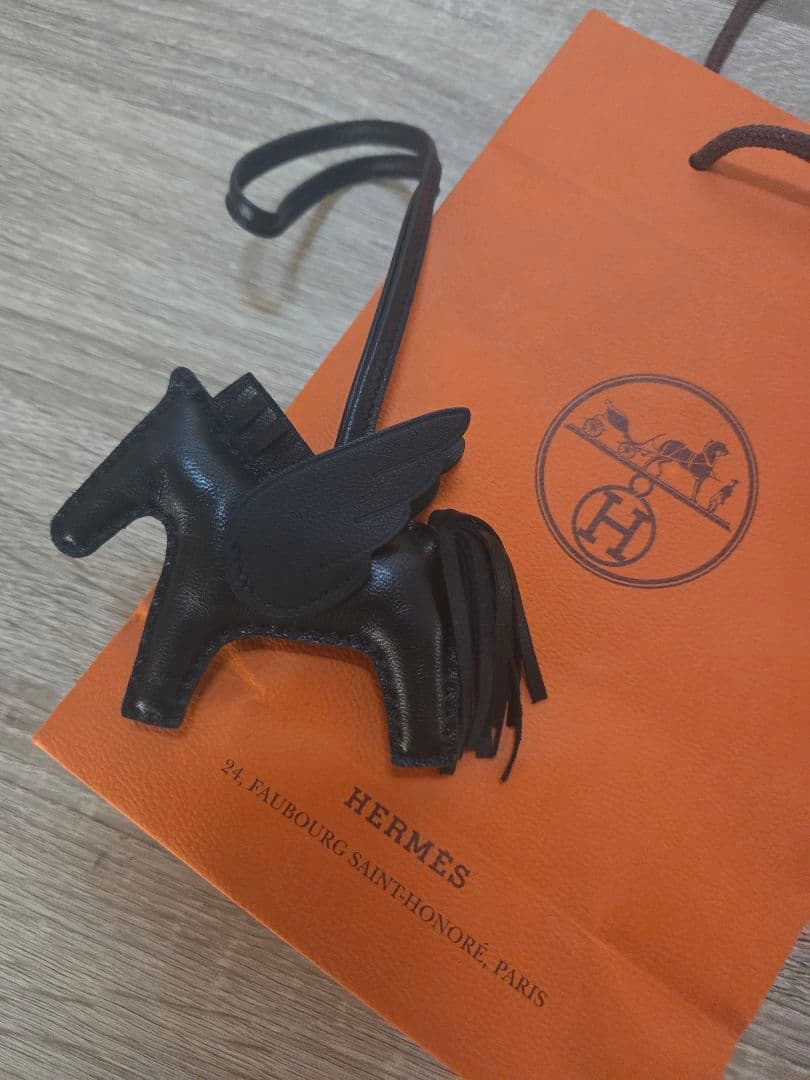 HERMES ブラック ロデオ ペガサス