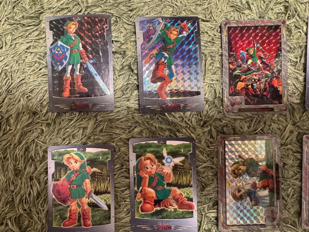 ゼルダの伝説　時のオカリナ　トレーディングカード12枚セット