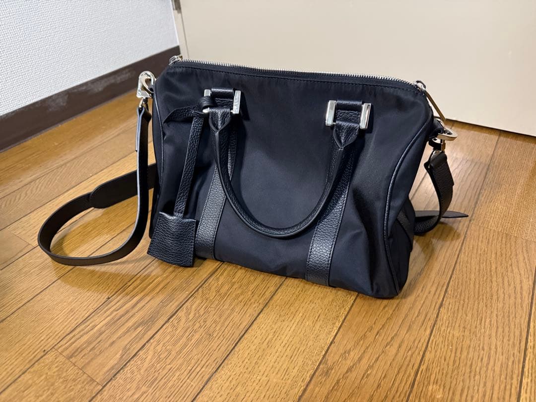 で*い様 MB リモンタナイロンミニショルダーバッグ ブラック