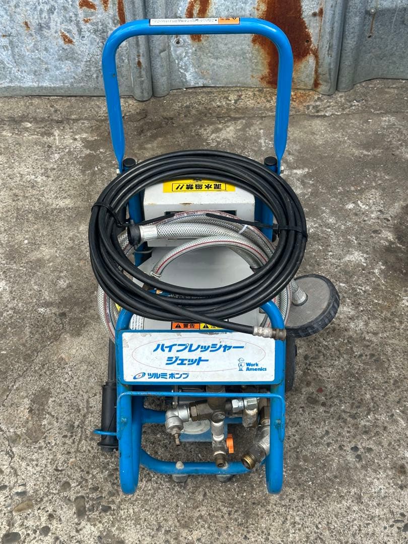 1. 鶴見電動洗浄機HPJ-140-1 100V 50Hz 1.1馬力