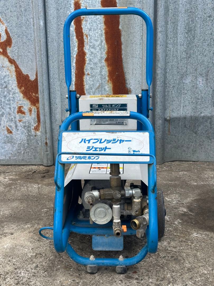 1. 鶴見電動洗浄機HPJ-140-1 100V 50Hz 1.1馬力