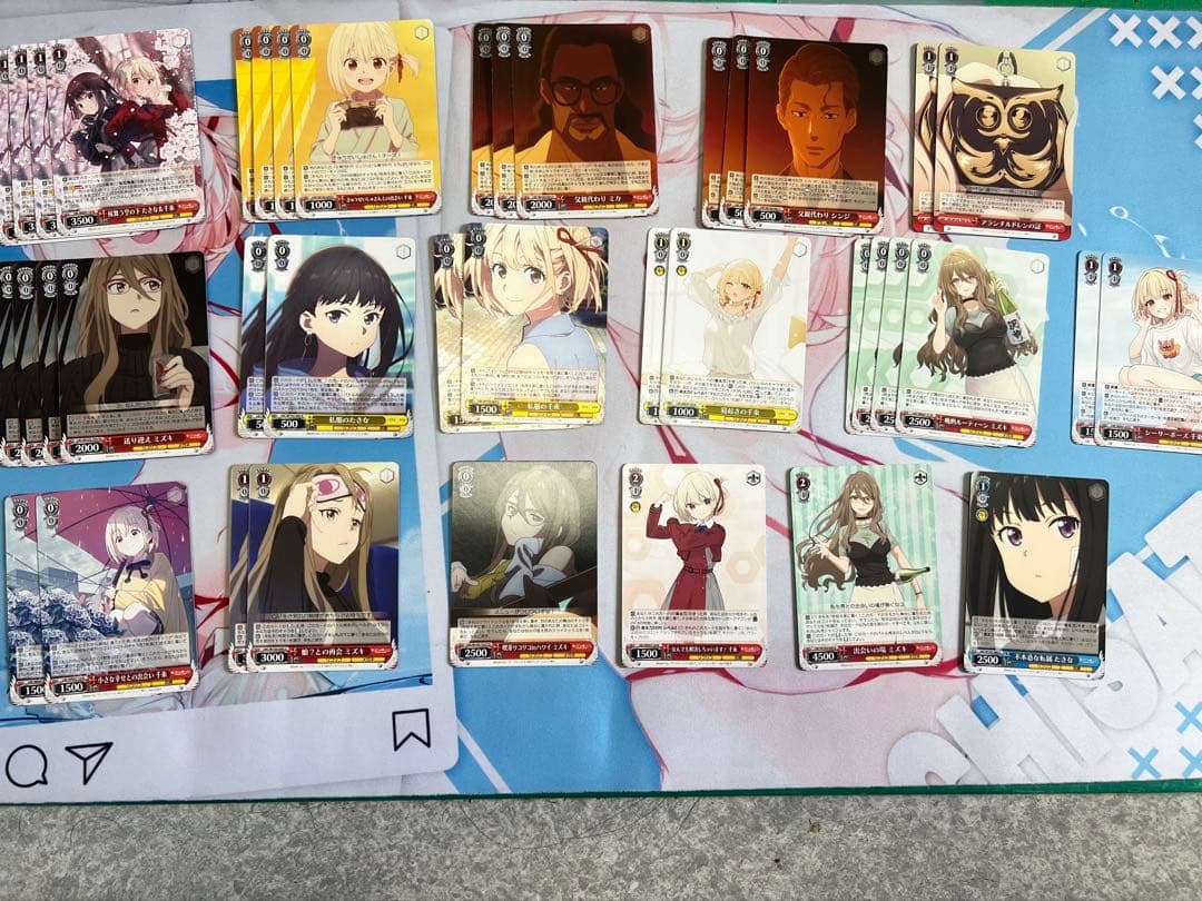 リコリスリコイル　 まとめ売り　デッキ+大量パーツ　ヴァイスシュバルツ　WS