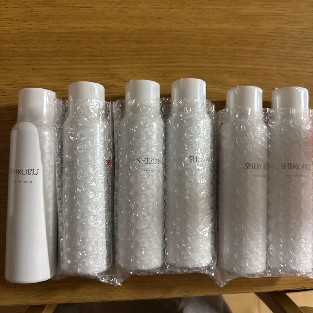 シロルクリスタルホイップ　洗顔料