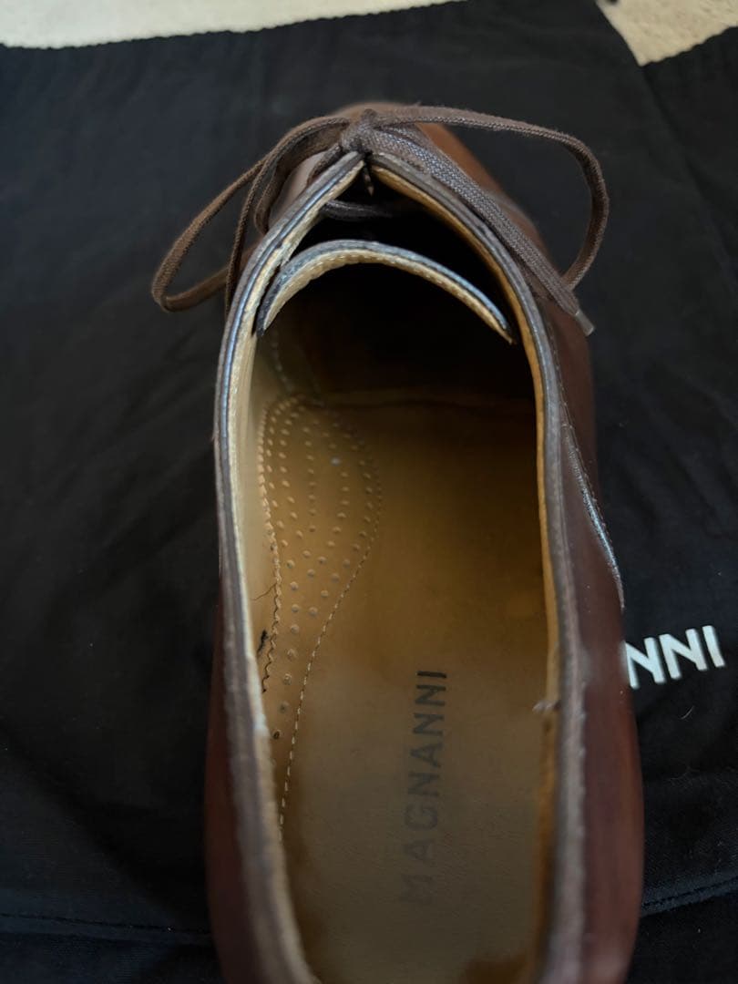 MAGNANNI/マグナーニ/ストレートチップ/size39/ブラウン