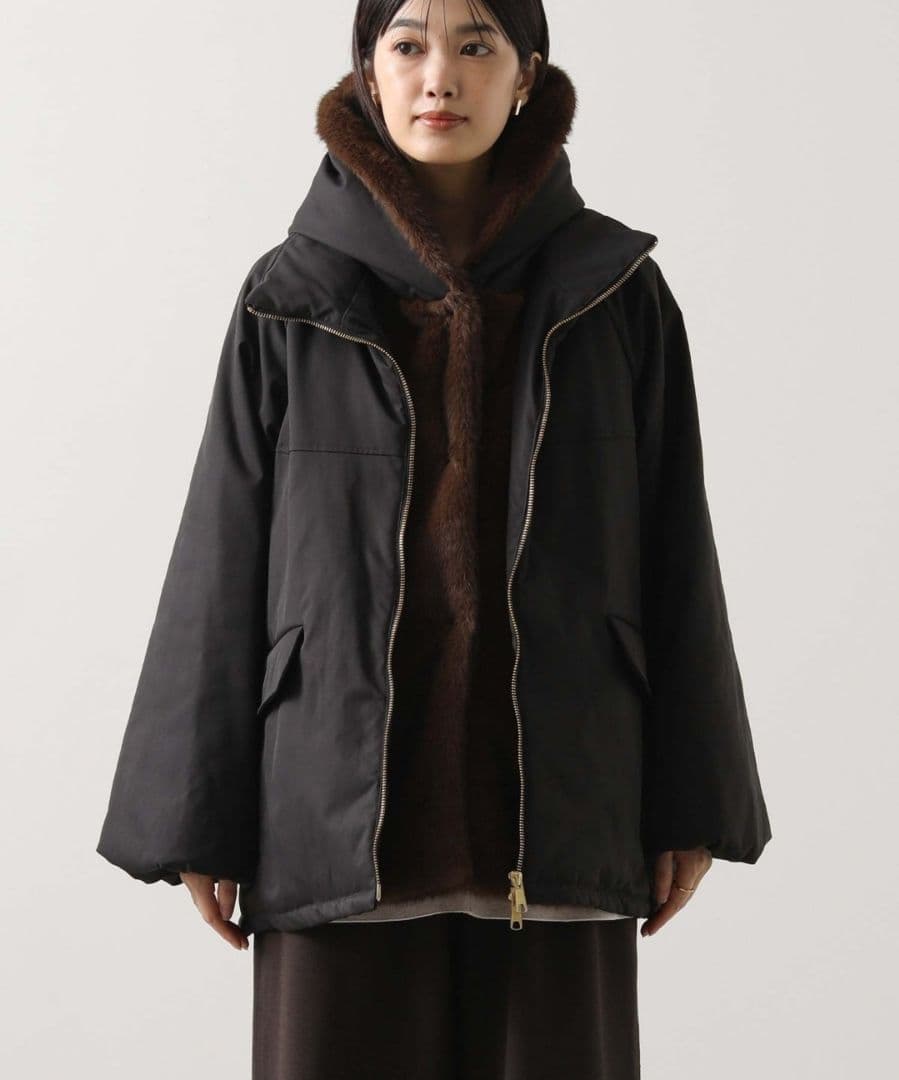 【新品未使用】 Gready Brilliant 取り外しファー中綿フードコート