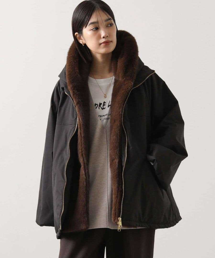 【新品未使用】 Gready Brilliant 取り外しファー中綿フードコート