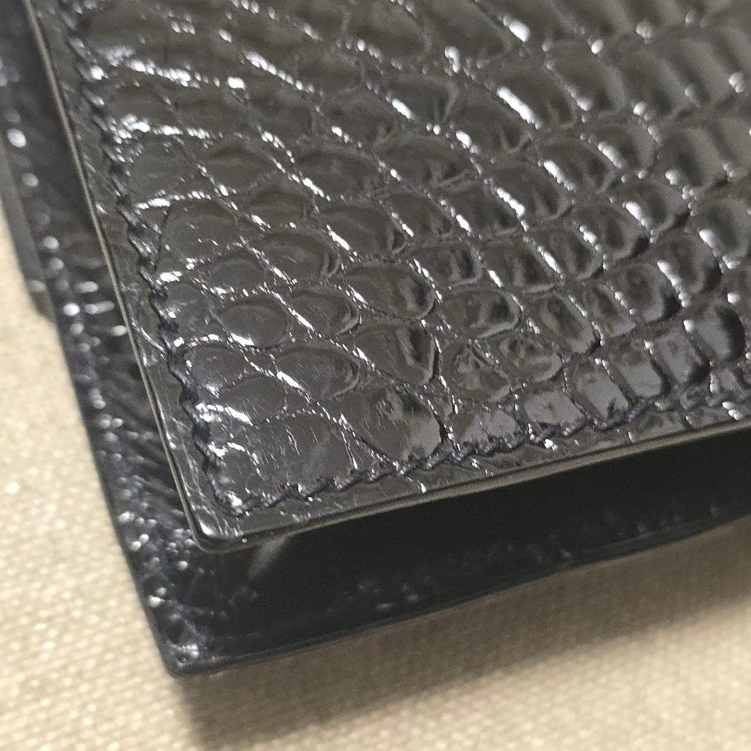 美品SPREAFICOクラッチバッグシャイニングクロコダイル