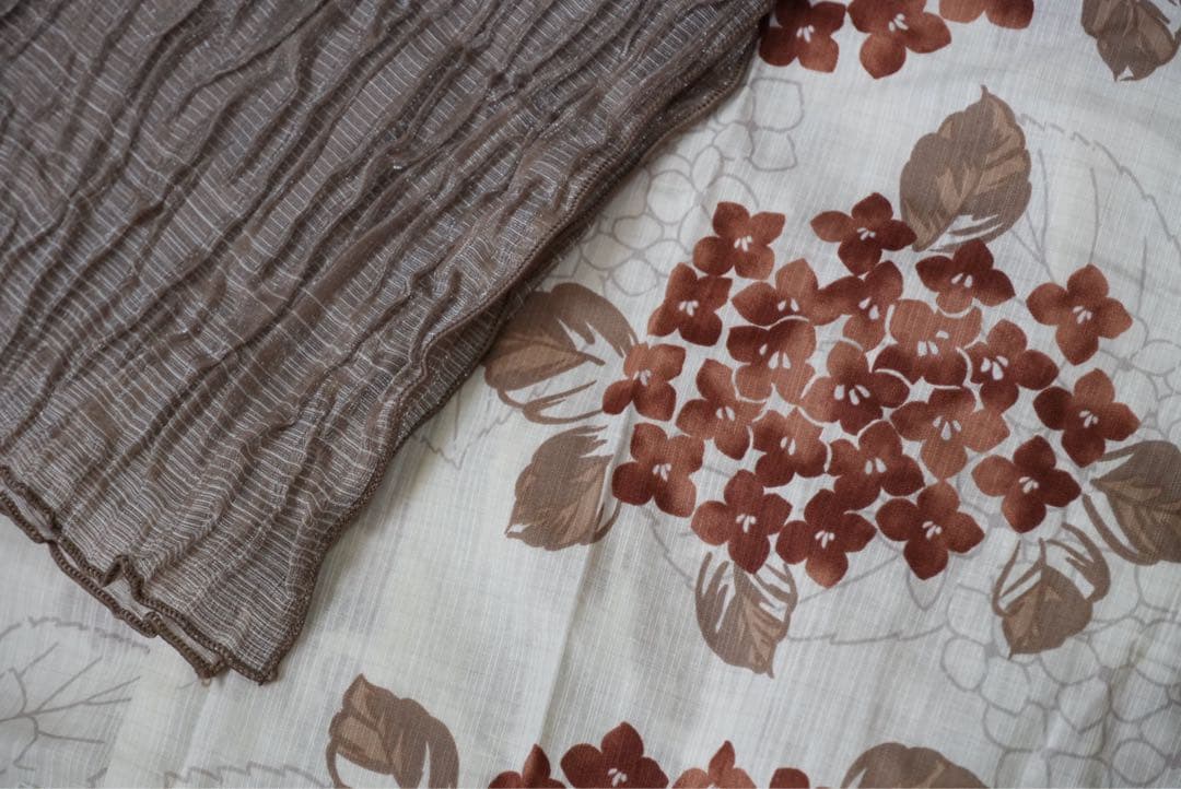 ちょん hinari × utatane浴衣セット 紫陽花