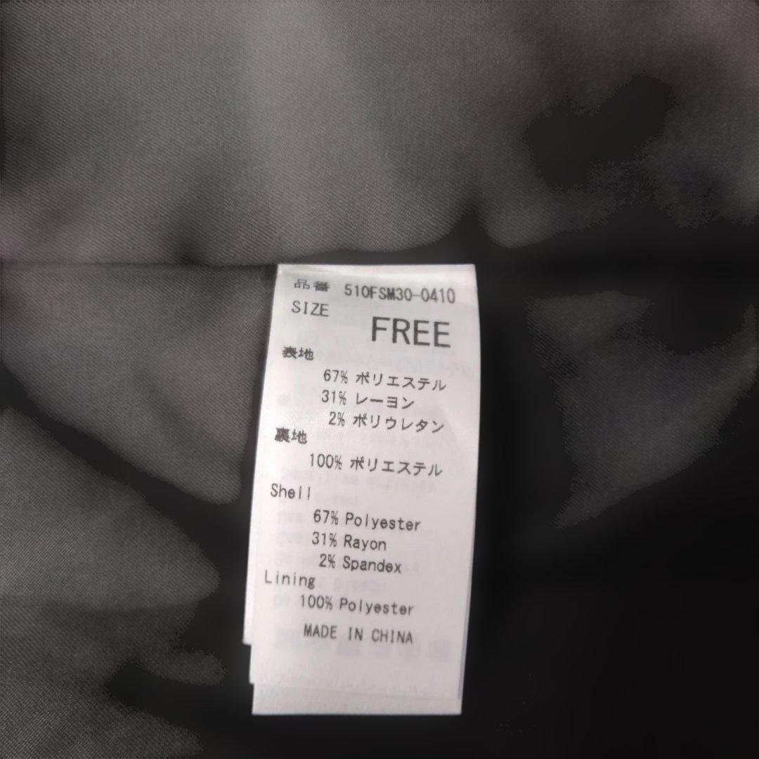 ★b2564 LAGUA GEM【F】テーラードジャケット ブラック/ストライプ