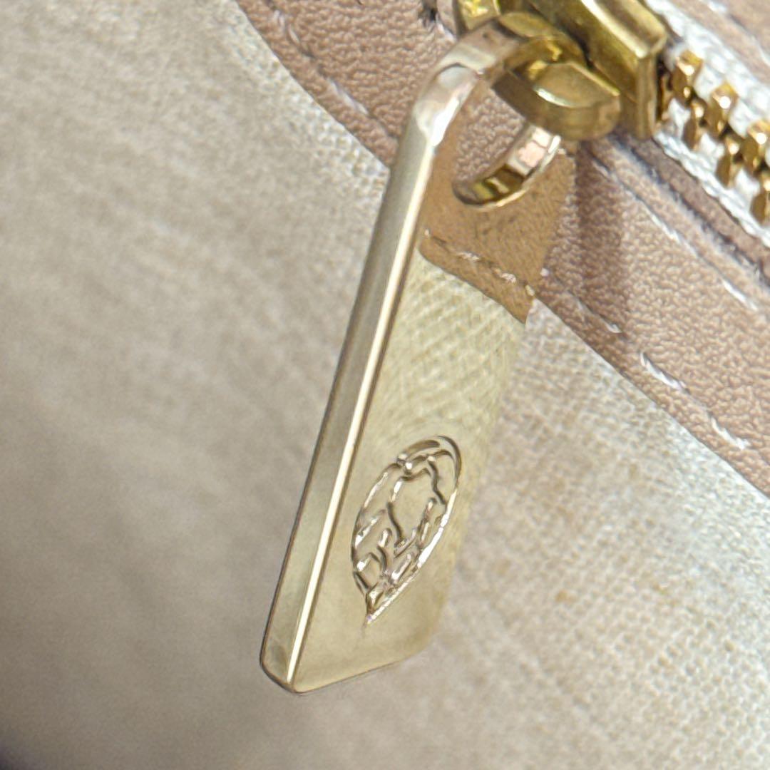 美品✨ ヘレンカミンスキー ラフィア　かごバッグ　チェーンショルダー レザー