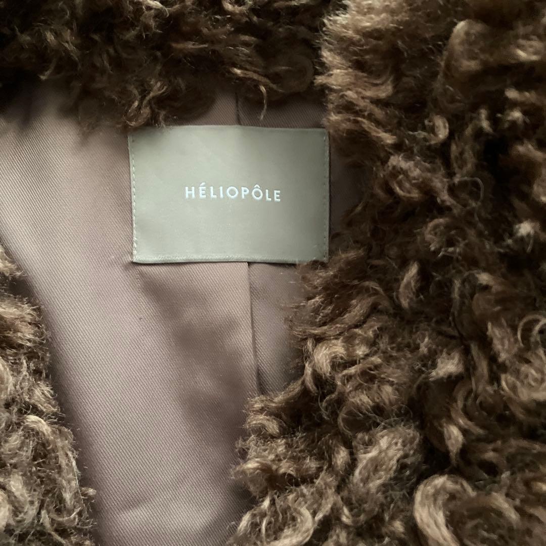HELIOPOLE BOA BLOUSON ダークブラウン サイズ 36 値下中