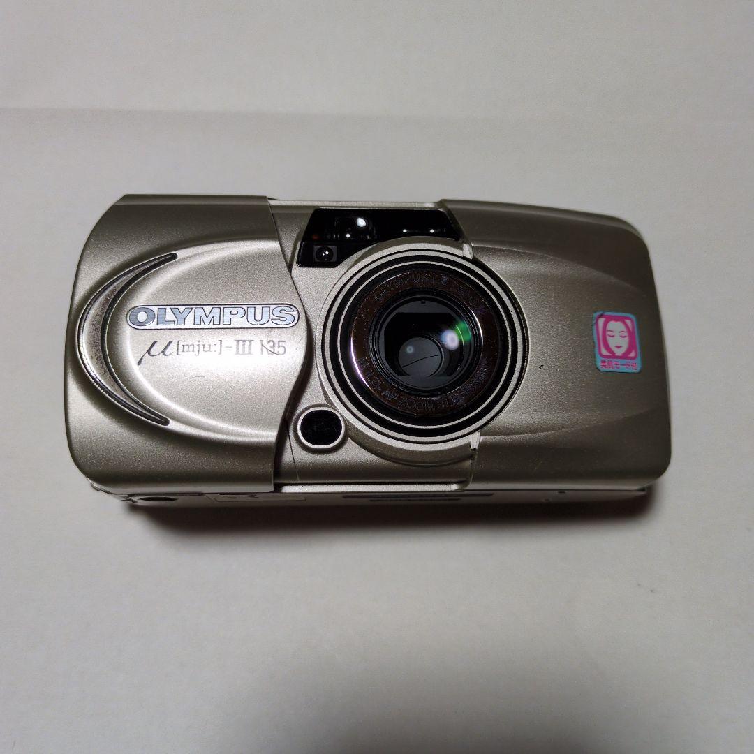 OLYMPUS μ[mju:]-III i35 シルバー コンパクトカメラ