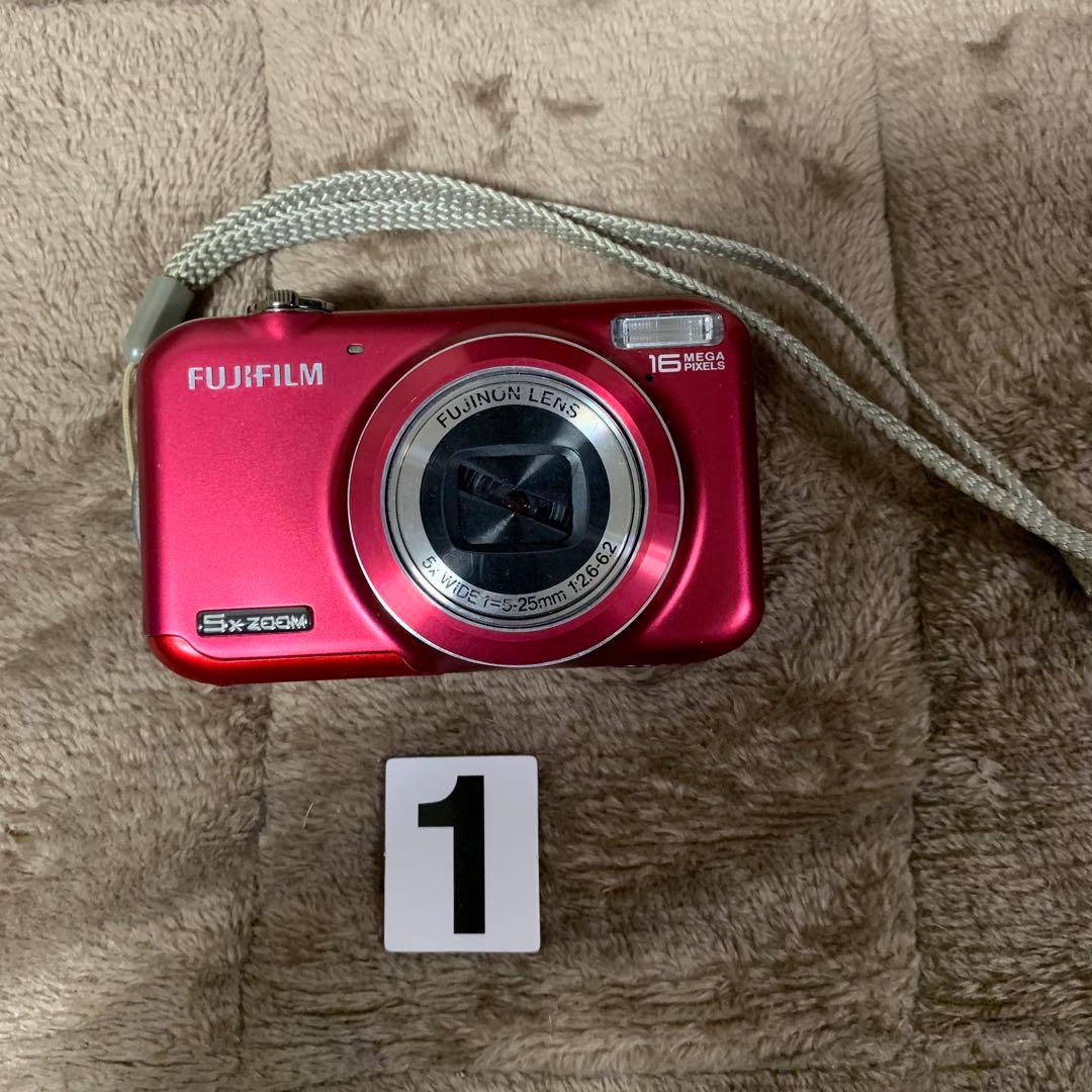 FUJIFILM FinePix JX400 レッド デジカメ　コンデジ本体のみ
